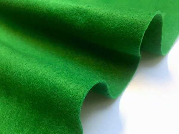 EMERALD GREEN Felt Fabric Material Craft Plain Colours Polyester